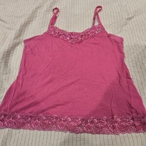 Elle Raspberry Lace Cami